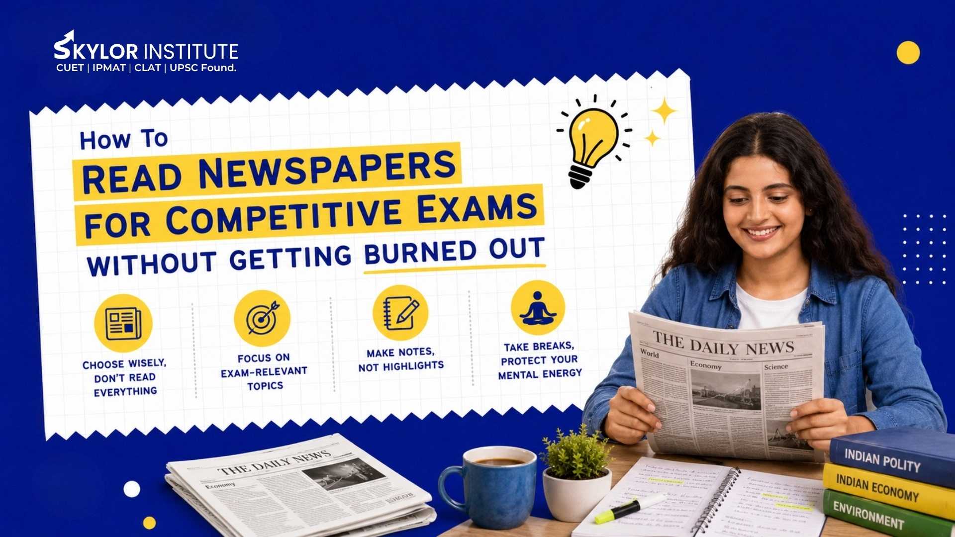 How to Read Newspapers for Competitive Exams Without Getting Burned Out